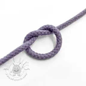 Bomullssnöre 5 mm lavender