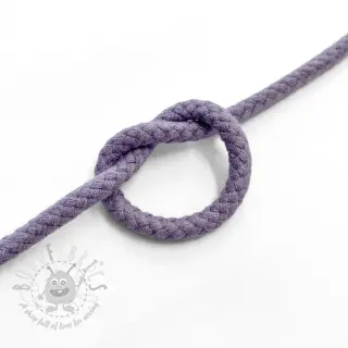 Bomullssnöre 5 mm lavender