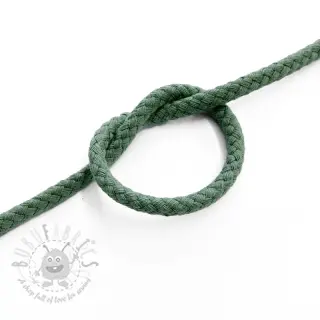 Bomullssnöre 5 mm old green
