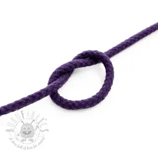 Bomullssnöre 5 mm purple