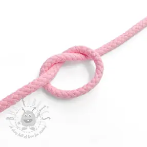 Bomullssnöre 5 mm pink