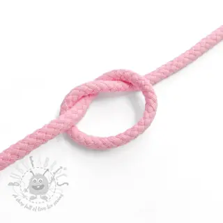 Bomullssnöre 5 mm pink