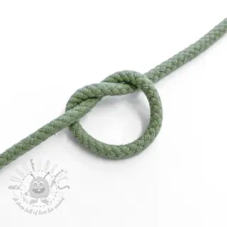 Bomullssnöre 5 mm dark old green