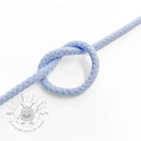 Bomullssnöre 5 mm light blue