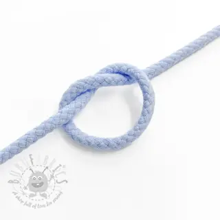 Bomullssnöre 5 mm light blue
