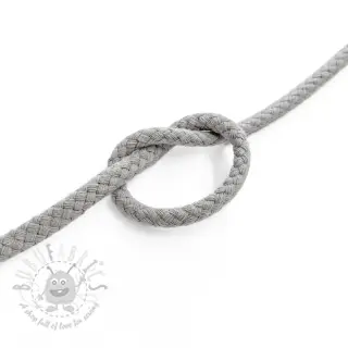 Bomullssnöre 5 mm light grey
