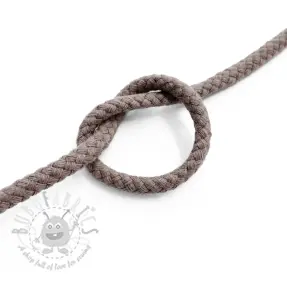 Bomullssnöre 5 mm mauve