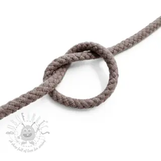 Bomullssnöre 5 mm mauve