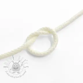 Bomullssnöre 5 mm off white