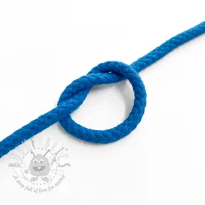 Bomullssnöre 5 mm aqua
