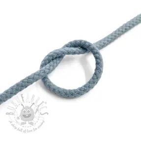 Bomullssnöre 5 mm baby blue