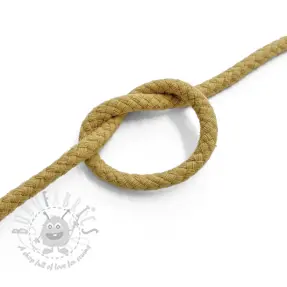 Bomullssnöre 5 mm camel