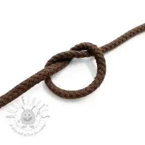 Bomullssnöre 5 mm choco