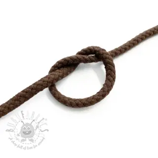 Bomullssnöre 5 mm choco
