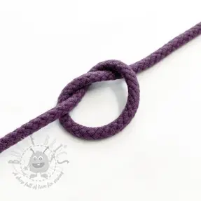Bomullssnöre 5 mm violet
