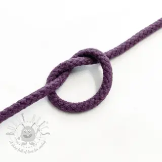 Bomullssnöre 5 mm violet