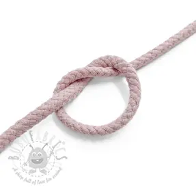 Bomullssnöre 5 mm old pink