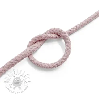 Bomullssnöre 5 mm old pink