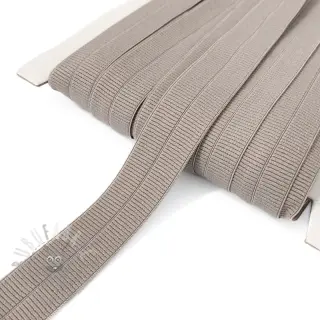 Kantelastik matt 20 mm RIB taupe