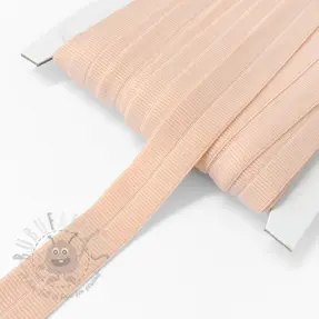 Kantelastik matt 20 mm RIB salmon