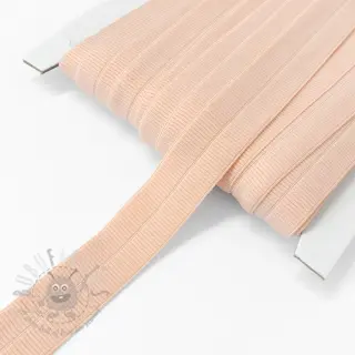 Kantelastik matt 20 mm RIB salmon