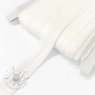 Kantelastik matt 20 mm RIB off white