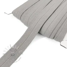 Kantelastik matt 20 mm RIB middle grey