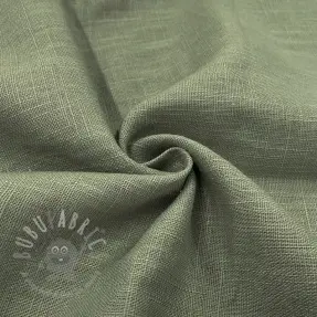 Förtvättat lin old green