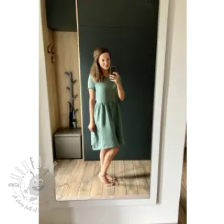 Dubbelgasväv/muslin green