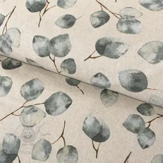 Dekorationstyg Linenlook Eucalyptus watercolour branch
