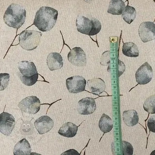 Dekorationstyg Linenlook Eucalyptus watercolour branch