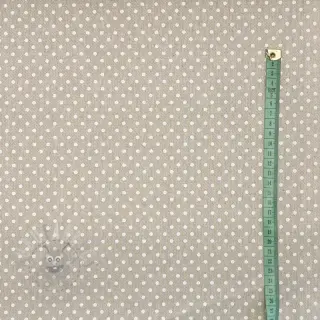 Dekorationstyg Linenlook Basic dots