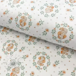 Jersey Baby elephant white digital print 2:a sortering