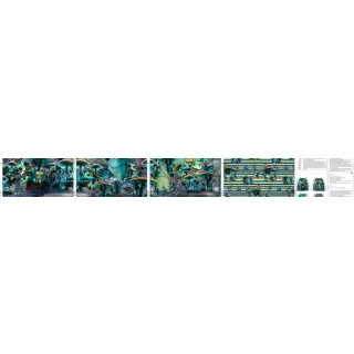 Dekorationstyg KIDS BACKPACK Dragon crew PANEL