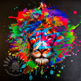 Konstläder KARIA Lion splash PANEL