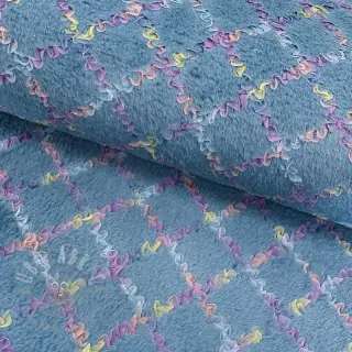 Konstpäls med tyll MULTI blue shadow