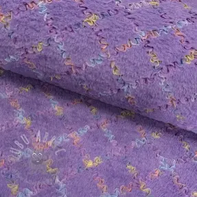 Konstpäls med tyll MULTI lilac