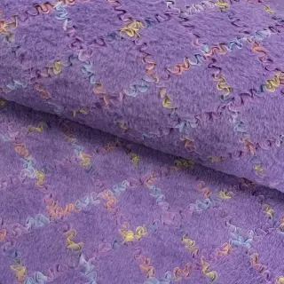Umelá kožušina s tylom MULTI lilac