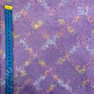 Konstpäls med tyll MULTI lilac