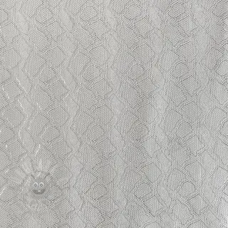 Konstläder SNAKE blanc argent
