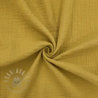 Dubbelgasväv/muslin gold