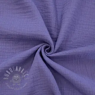 Dubbelgasväv/muslin lavender ORGANIC