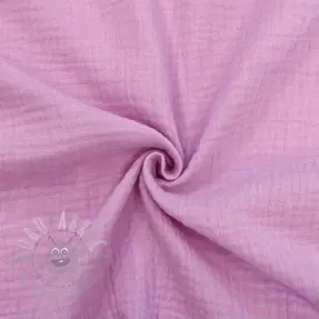 Dubbelgasväv/muslin light pink ORGANIC