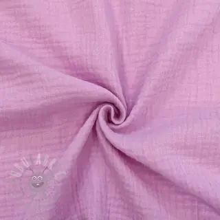 Dubbelgasväv/muslin light pink ORGANIC