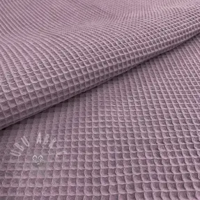 Bomull med vaffelbindning old purple