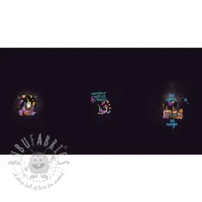 Sweatshirttyg Hocus pocus PANEL digital print 2:a sortering