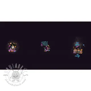 Sweatshirttyg Hocus pocus PANEL digital print 2:a sortering