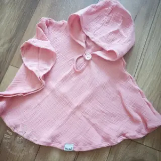 Dubbelgasväv/muslin pink