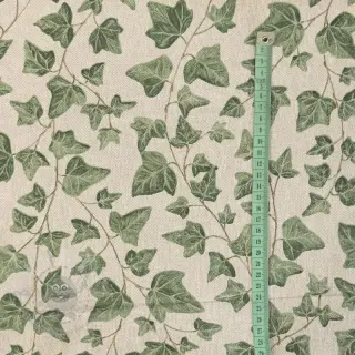 Dekorationstyg Linenlook Hedera watercolour