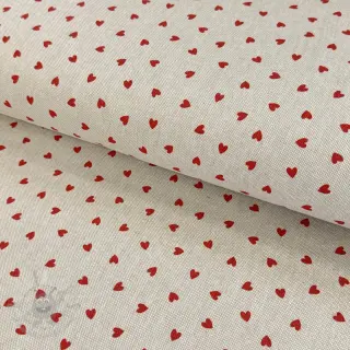 Dekorationstyg Linenlook Little love heart